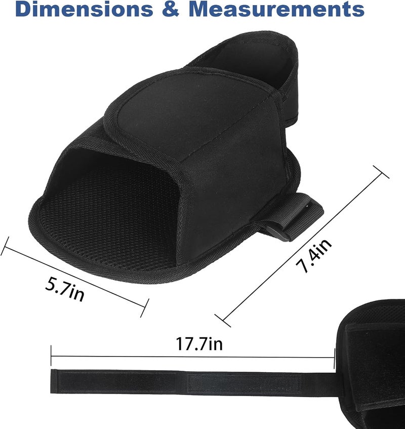 JCWPVA Adjustable Wheelchair Foot Straps for Leg Supports: Durable, Easy to Install, Secure Restraints for Seniors, Disabled, and Post-Surgery Patients,Perfect Foot & Leg Rests - Image 2